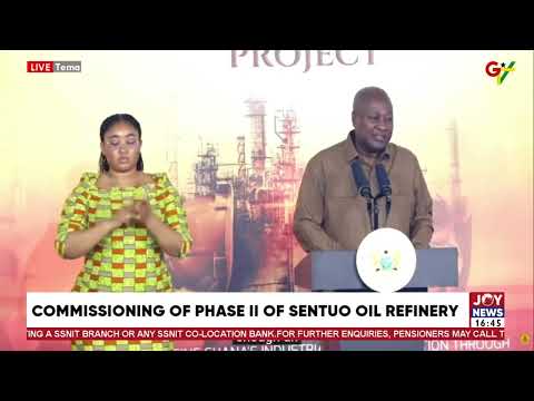 Sentuo Group launches Phase II Refinery expansion: Mahama pushes  Industrial transformation agenda