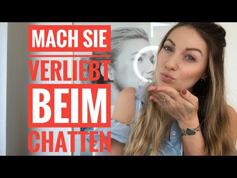 Frauen verliebt machen beim chatten und flirten