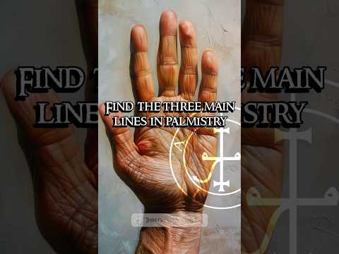 Main Lines in PALMISTRY | Horoscope #palmistry
