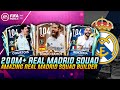 200M+ AMAZING REAL MADRID SQUAD BUILDER AND UPGRADE | FIFA MOBILE 21 |