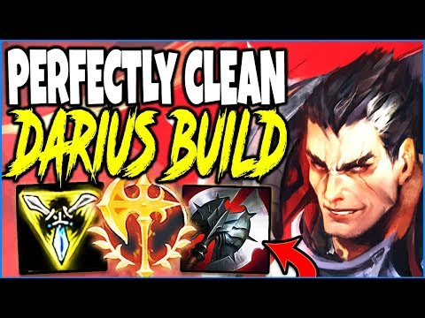 PERFECTLY CLEAN DARIUS BUILD 🔥 BE IMMORTAL WITH INSANE DAMAGE 🔥 TOP Darius Season 9 Gameplay