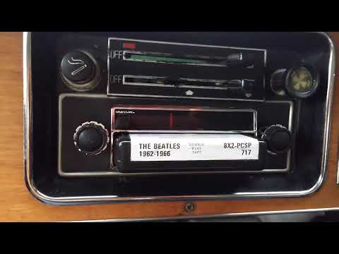 The Beatles Eight 8 Track Cartridge Player In My 1977 BMC Leyland Maxi 1750 Austin Car