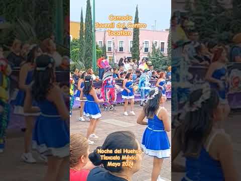 Camada Juvenil del Centro Tocatlan Carnaval 2024 noche del Huehue Tlaxcala #carnaval2024 #Tocatlan