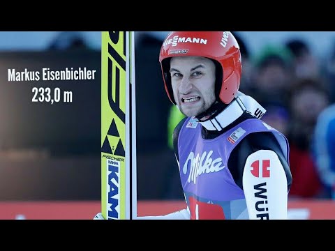 Markus Eisenbichler 233,0 m (22.03.2019). Konkurs indywidualny Planica Seven 2019