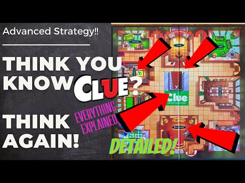 Clue Advanced Strategy Detailed To Explain Everything! [Cluedo]
