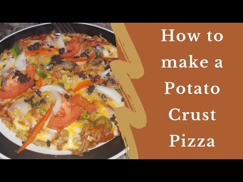 How to make Potato Crust Pizza|Vin apran ki jan ou fé pòmdeté pitza.🍕