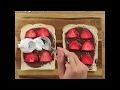 Strawberry Marshmallow Nutella Toastie B M Stores