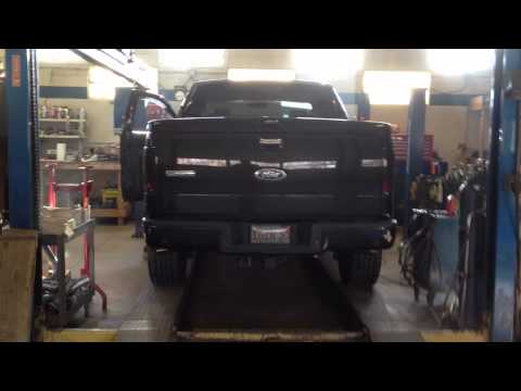 2004 Ford F-150 supercrew first fire with magnaflow 12288 si/do 3 inch y pipe rear cat delete
