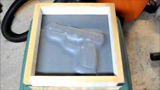 Vacuum forming table for molding Kydex