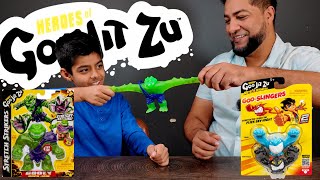 Goo Jit Zu stretch toys by Moosetoys (Goo-Slingers & Meteor Madness)