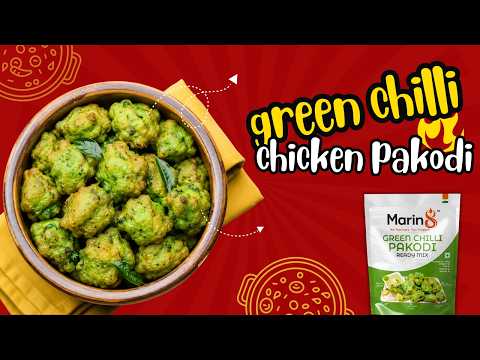 Marin8 Green Chilli Pakodi Ready Mix | Easy Homemade Pakodi Recipe