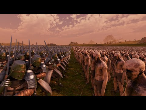 50,000 HEAVY KNIGHTS vs 150,000 ZOMBIES | Ultimate Epic Battle Simulator 2