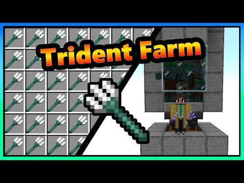 Simple Trident Farm | Drowned Farm | Minecraft 1.20 - 1.21+