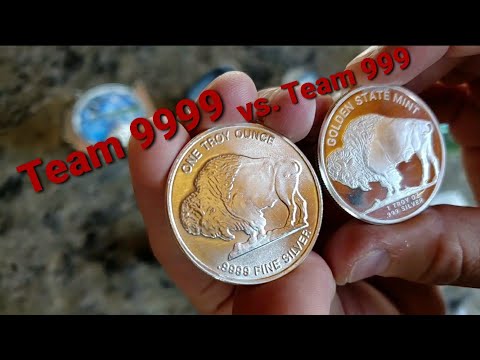 999 vs 9999 Silver Rounds