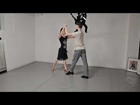 International Rumba for Beginners.  Progressive Walks Forward and Backward combination w/ a partner