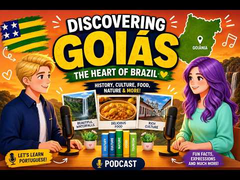 DISCOVERING GOIÁS 🇧🇷 | Learn Portuguese Through Brazilian Culture, Food & Nature | Podcast
