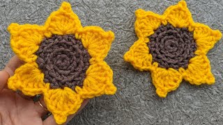 Crochet Sunflower Head