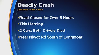 Highway 287 Reopened Hours After 2 Killed In Head-On Crash