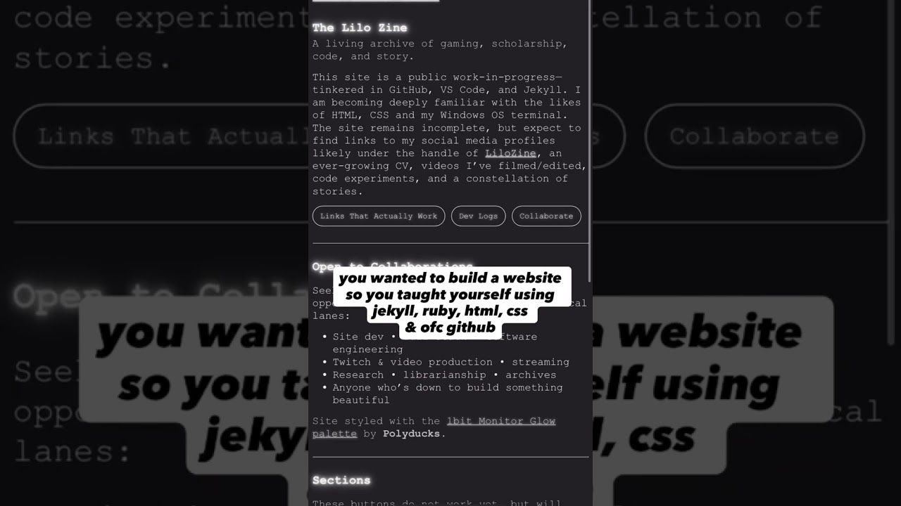 Building a Website using Jekyll, GitHub, HTML, CSS, and CSS