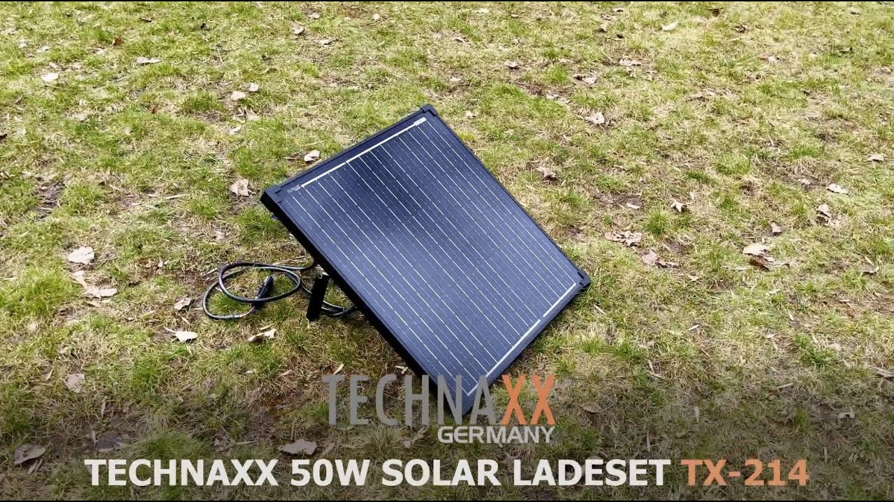 Technaxx Mallette solaire TX-214 100 W