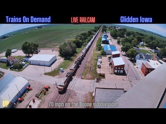 Live webcam view of Glidden West Rail & Sky Cam