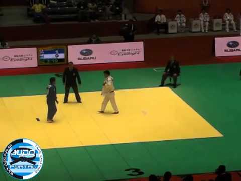 World Judo Championship Tokyo 2010 -73kg AWANO Yasuhiro (JPN) - KULBAYEV Rashit (KAZ)