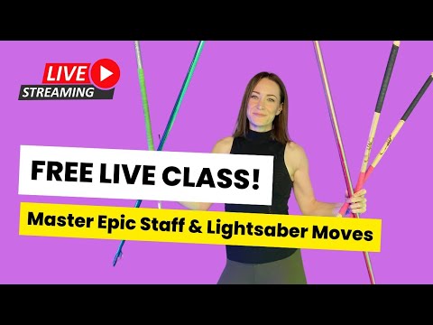 🔥 Learn Basic Lightsaber Strikes LIVE! (FREE CLASS) ⚡