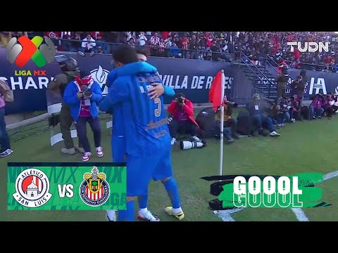 ¡GOLAZO! Ledezma abre el marcador | Atlético de San Luis vs Chivas | Liga MX - J4 Clausura 2026