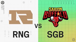 MSI 2022 - Rumble Stage D3 - RNG vs SGB