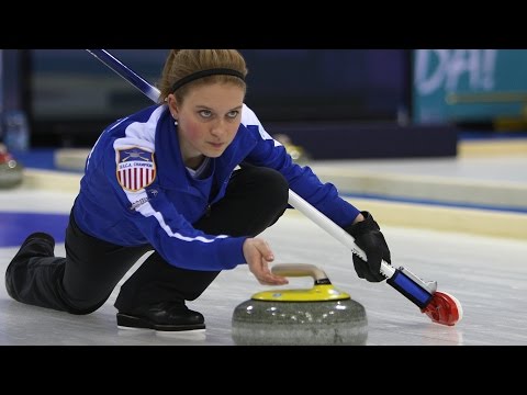 CURLING: USA-SUI - World Junior Chps 2015 - Women Draw 9