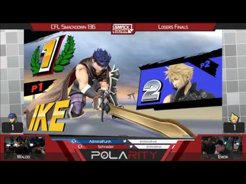 CFL Smackdown 136 WiiU - Waldo (Ike) vs Ewok (Cloud) - Losers Finals