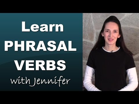 Phrasal Verb Challenge - Learn 20 phrasal verbs with JenniferESL!