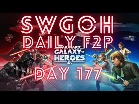 SWGOH DAY 177 | Following the APGAINS Farming Guide