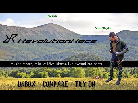 Unboxing od RevolutionRace Nordwand PRO, Hike & Dive Shorts, Fusion Fleece. PRZYMIERZAM PORÓWNUJĘ