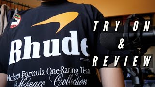 RHUDE X MCLAREN PICKUP!! | TRY ON & REVIEW!!!