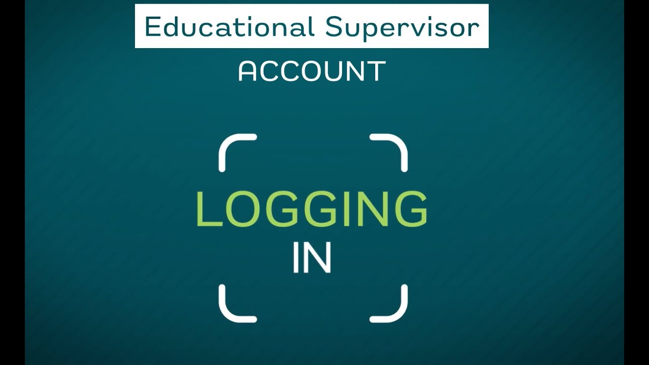 Classera EN supervisor vid1 Logging in V1 1