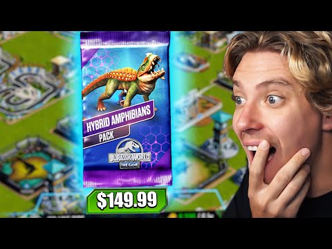 Opening $150 Card Packs in Jurassic World The Game