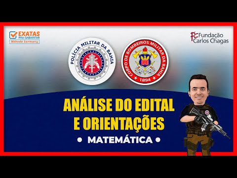 PM BA 2022 | CBM BA 2022 (Tradução do Edital e Orientações - Matemática)