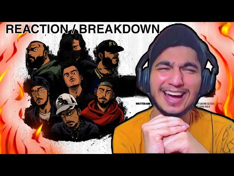 GULLY GANG CYPHER - Aavrutti, D'Evil, Shah Rule, Karan Kanchan | REACTION | PROFESSIONAL MAGNET |