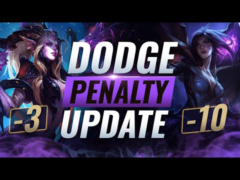 HUGE UPDATE: DODGE PENALTY NERFS CHANGED - League of Legends Season 10