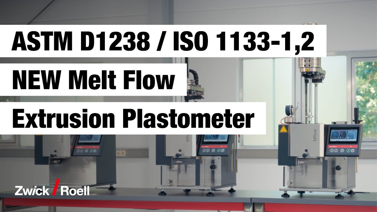 ISO 1133-1,2 | ASTM D1238 Melt flow | Mflow extrusion plastometer