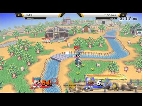 TXS2015 - GNES (Mario) vs TLOC Denti (Sheik) SSB4 Top 8 / Smash for Wii U