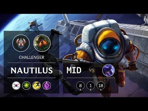 Nautilus Mid vs Ryze - KR Challenger Patch 9.11