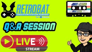 Retrobat Live Stream Q&A With Just Jamie (25.04.24) #retrobat #emulator #justjamie