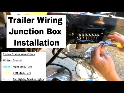 Trailer Wiring Junction Box Installation