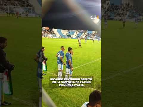 RICARDO CENTURIÓN DEBUTÓ EN LA VICTORIA DE RACING EN NUEVA ITALIA | Cadena 3 Argentina