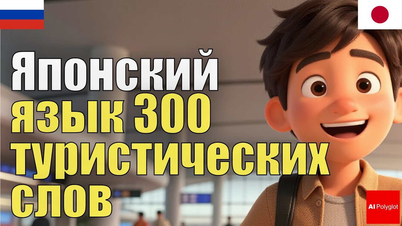 Японский язык 300 туристических слов | С нуля | Аудирование | Фоном | Повседневные фразы | Правильна