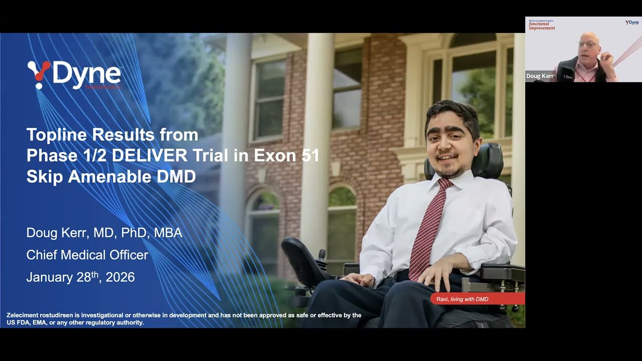 Webinar: Dyne Therapeutics — Topline Results from Phase 1/2 DELIVER Trial