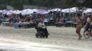 preview picture of video 'Best wheelchair beach in the world Khao Takiab Thailand'