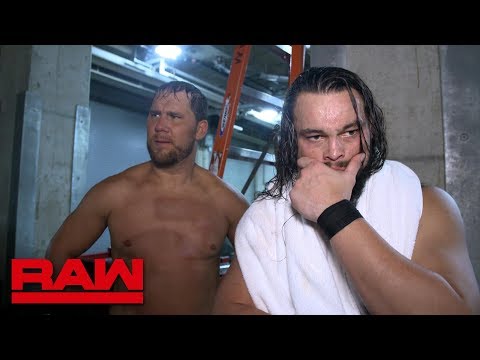 The B-Team try to stay positive after their loss: Raw Exclusive, Sept. 3, 2018